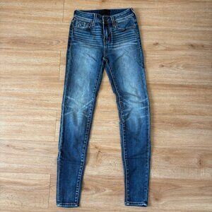 Buckle Black Fit No. 53 High Rise Ankle Skinny Denim Jeans Blue Women’s Size 24